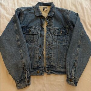 Vintage Wrangler Sherpa-Lined Denim Jacket